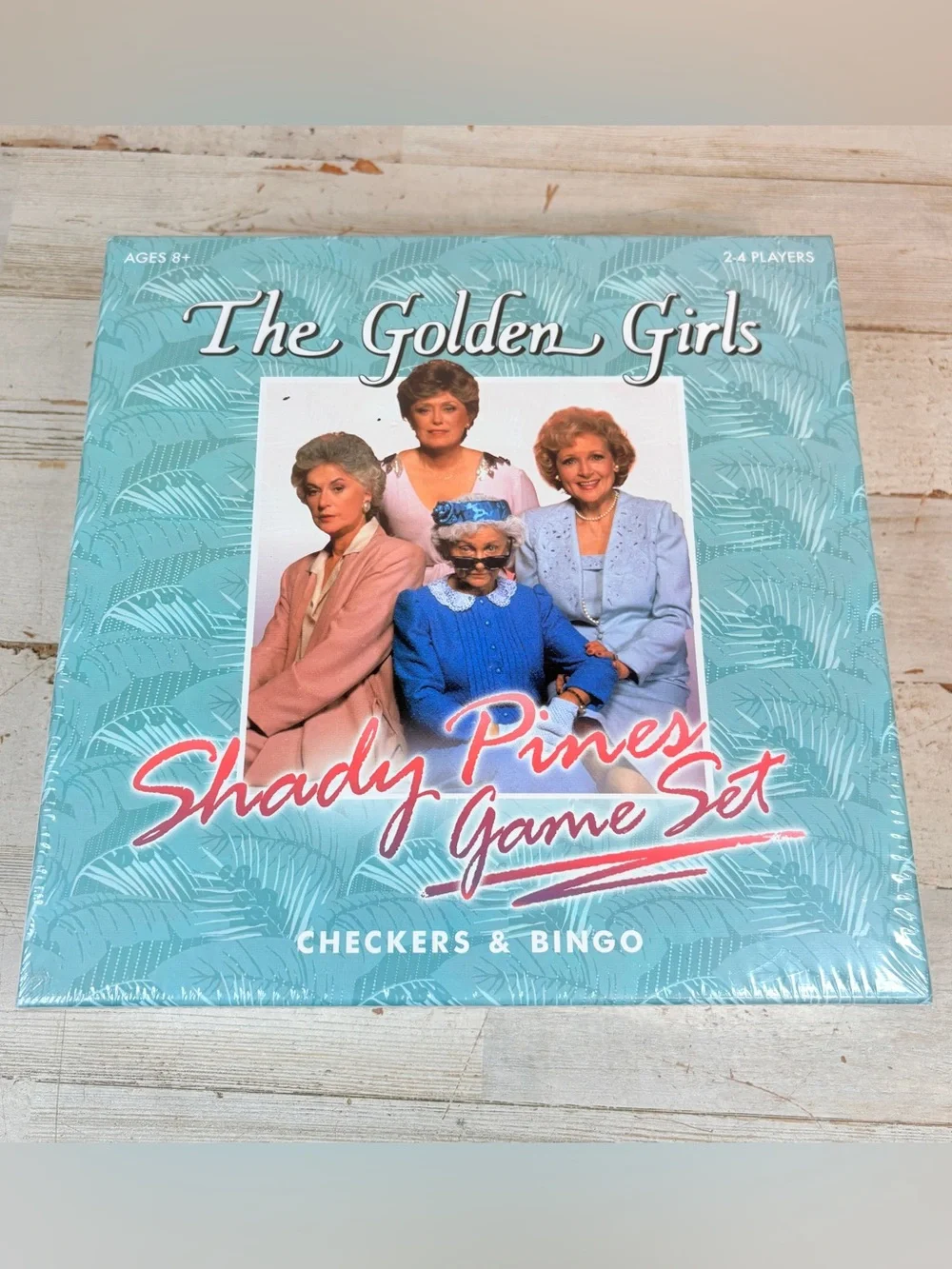 New! Sealed! Golden Girls Shady Pines Game Set - Checkers and Bonus Bingo!